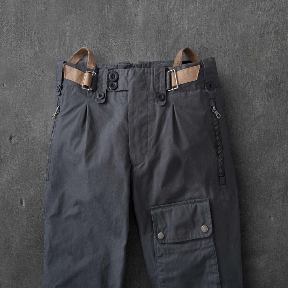 James Bond 007 N. Peal Gray Cargo Pants with Rugged Design 31X32